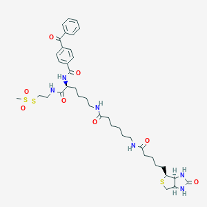 2-[N-Benzoylbenzoicamido-N6-(6-biotinamidocaproyl)-L-lysinylamido]ethyl MethanethiosulfonateͼƬ