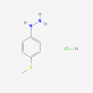 1-(4-(Methylthio)phenyl)hydrazine HydrochlorideͼƬ