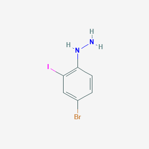 (4-Bromo-2-iodophenyl)hydrazine hydrochlorideͼƬ