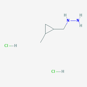 [(2-Methylcyclopropyl)methyl]hydrazine DihydrochlorideͼƬ