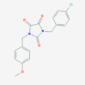 1-(4-chlorobenzyl)-3-(4-methoxybenzyl)-1H-imidazole-2,4,5(3H)-trioneͼƬ