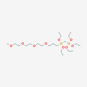 1-METHOXYTRIETHYLENEOXYPROPYL-1,1,3,3,3-PENTAETHOXY-1,3-DISILAPROPANEͼƬ