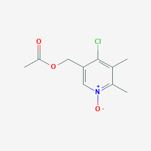 5-Acetoxymethyl-2,3-dimethyl-4-chloropyridine N-oxideͼƬ