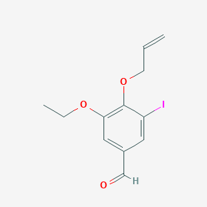 4-(allyloxy)-3-ethoxy-5-iodobenzaldehydeͼƬ