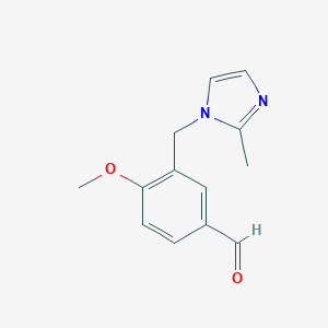 4-methoxy-3-[(2-methyl-1H-imidazol-1-yl)methyl]benzaldehydeͼƬ