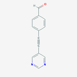 4-(pyrimidin-5-ylethynyl)benzaldehydeͼƬ