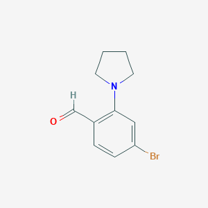 4-Bromo-2-(pyrrolidin-1-yl)benzaldehydeͼƬ