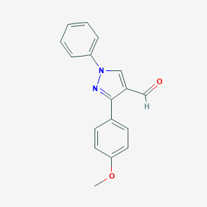 3-(4-Methoxy-phenyl)-1-phenyl-1 H-pyrazole-4-carbaldehydeͼƬ