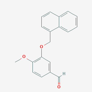 4-methoxy-3-(naphthalen-1-ylmethoxy)benzaldehydeͼƬ