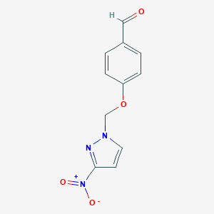 4-[(3-nitro-1H-pyrazol-1-yl)methoxy]benzaldehydeͼƬ