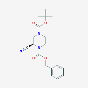 (R)-1-Cbz-4-Boc-2-CyanopiperazineͼƬ