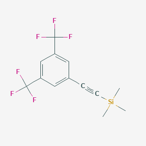 (3,5-Bis(trifluoromethyl)phenylethynyl)trimethylsilaneͼƬ