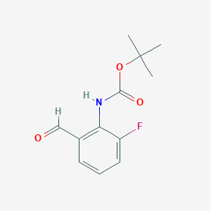 tert-Butyl 2-Fluoro-6-formylphenylcarbamateͼƬ