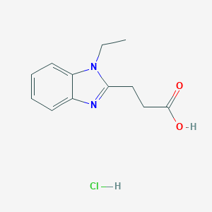 3-(1-Ethyl-1H-benzoimidazol-2-yl)-propionic acidhydrochlorideͼƬ