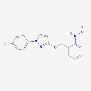 N-(2-(((1-(4-Chlorophenyl)-1H-pyrazol-3-yl)oxy)methyl)phenyl)hydroxylamineͼƬ