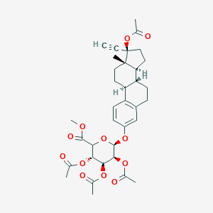 Ethynyl Estradiol 17-Acetate 3-(2',3',4'-Tri-O-acetyl)--D-glucuronide Methyl EsterͼƬ