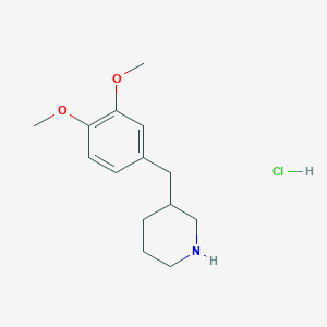 3-[(3,4-Dimethoxyphenyl)methyl]-piperidine Hydrochloride SaltͼƬ