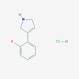 3-(2-Fluorophenyl)-2,5-dihydro-1H-pyrrole HydrochlorideͼƬ