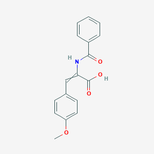 (2Z)-3-(4-Methoxyphenyl)-2-(phenylformamido)prop-2-enoic AcidͼƬ