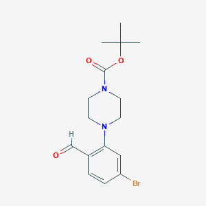 2-(4-Boc-piperazino-1-yl)-4-bromobenzaldehydeͼƬ