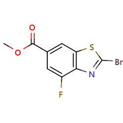 methyl2-bromo-4-fluoro-1,3-benzothiazole-6-carboxylateͼƬ