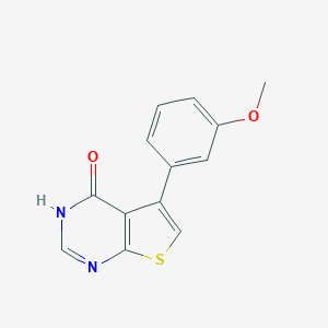 5-(3-methoxyphenyl)thieno[2,3-d]pyrimidin-4(3H)-oneͼƬ