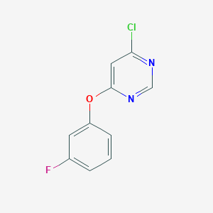 4-(3-Fluorophenoxy)-6-chloropyrimidineͼƬ