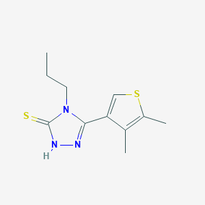 5-(4,5-dimethylthien-3-yl)-4-propyl-4H-1,2,4-triazole-3-thiolͼƬ