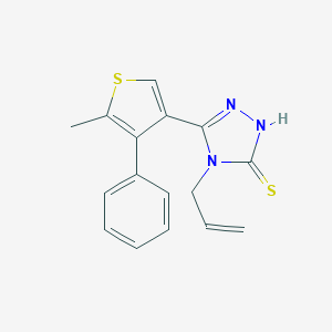 4-allyl-5-(5-methyl-4-phenylthien-3-yl)-4H-1,2,4-triazole-3-thiolͼƬ