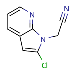 2-{2-chloro-1H-pyrrolo[2,3-b]pyridin-1-yl}acetonitrileͼƬ