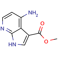 methyl4-amino-1H-pyrrolo[2,3-b]pyridine-3-carboxylateͼƬ