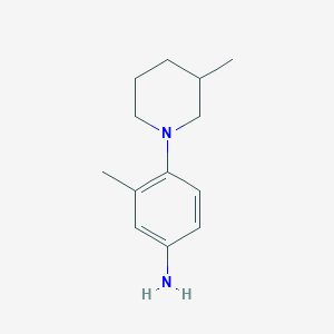 3-Methyl-4-(3-methyl-1-piperidinyl)anilineͼƬ