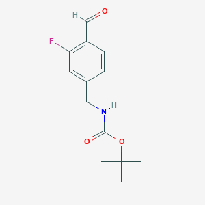 5-(N-Boc-aminomethyl)-2-formylfluorobenzeneͼƬ