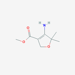 Methyl 4-amino-5,5-dimethyl-2,5-dihydrofuran-3-carboxylateͼƬ