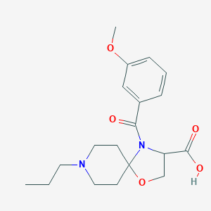 4-(3-methoxybenzoyl)-8-propyl-1-oxa-4,8-diazaspiro[4,5]decane-3-carboxylic acidͼƬ