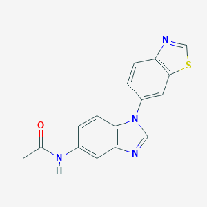 N-[1-(6-Benzothiazolyl)-2-methyl-1H-benzimidazol-5-yl]acetamideͼƬ