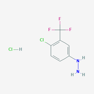 4-Chloro-3-(trifluoromethyl)phenylhydrazine HydrochlorideͼƬ