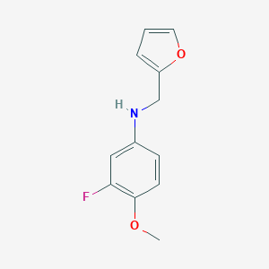 3-Fluoro-N-(furan-2-ylmethyl)-4-methoxyanilineͼƬ