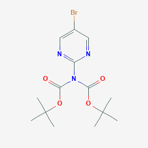 tert-butylN-(5-bromopyrimidin-2-yl)-N-[(tert-butoxy)carbonyl]carbamateͼƬ