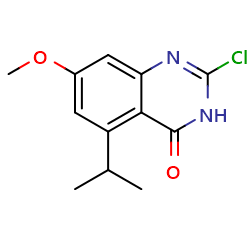 2-chloro-7-methoxy-5-(propan-2-yl)-3,4-dihydroquinazolin-4-oneͼƬ