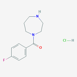 1-(4-fluorobenzoyl)-1,4-diazepane hydrochlorideͼƬ