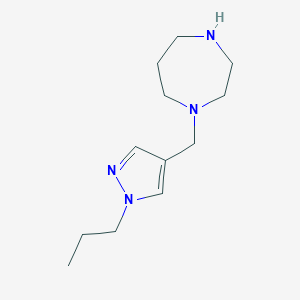 1-[(1-propyl-1H-pyrazol-4-yl)methyl]-1,4-diazepaneͼƬ