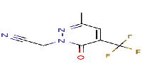 2-[3-methyl-6-oxo-5-(trifluoromethyl)-1,6-dihydropyridazin-1-yl]acetonitrileͼƬ