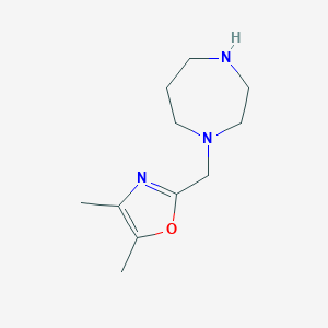 1-[(Dimethyl-1,3-oxazol-2-yl)methyl]-1,4-diazepaneͼƬ