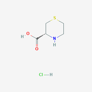 (R)-Thiomorpholine-3-carboxylic acid hydrochlorideͼƬ