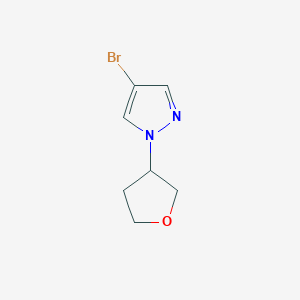 4-Bromo-1-(oxolan-3-yl)-1H-pyrazoleͼƬ