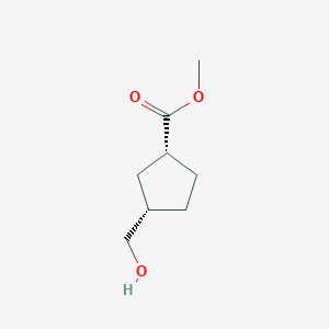 rel-methyl(1R,3S)-3-(hydroxymethyl)cyclopentane-1-carboxylateͼƬ