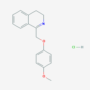 1-((4-methoxyphenoxy)methyl)-3,4-dihydroisoquinoline hydrochlorideͼƬ