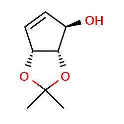 (3aS,4R,6aR)-2,2-dimethyl-2H,3aH,4H,6aH-cyclopenta[d][1,3]dioxol-4-olͼƬ