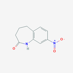 8-nitro-1,3,4,5-tetrahydro-1-benzazepin-2-oneͼƬ